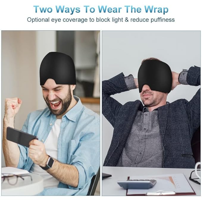 Cold Therapy Migraine Relief Cap.