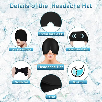 Cold Therapy Migraine Relief Cap.