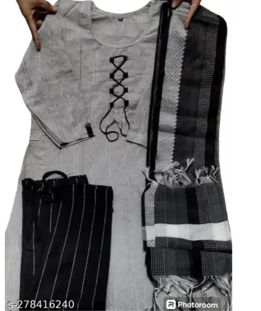 women kurta and pant set with dupatta