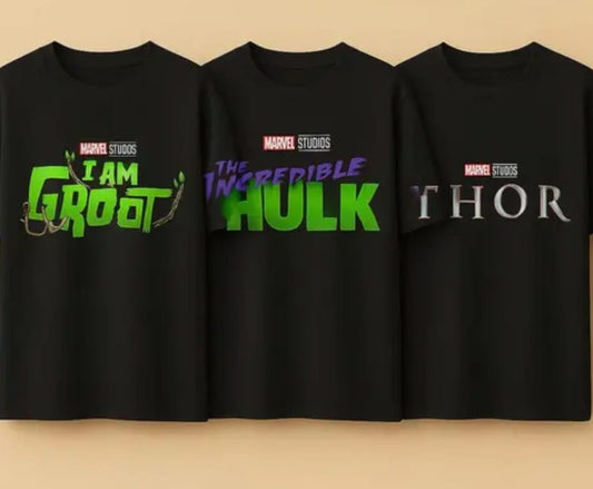 hulk thor black t shirt black colour