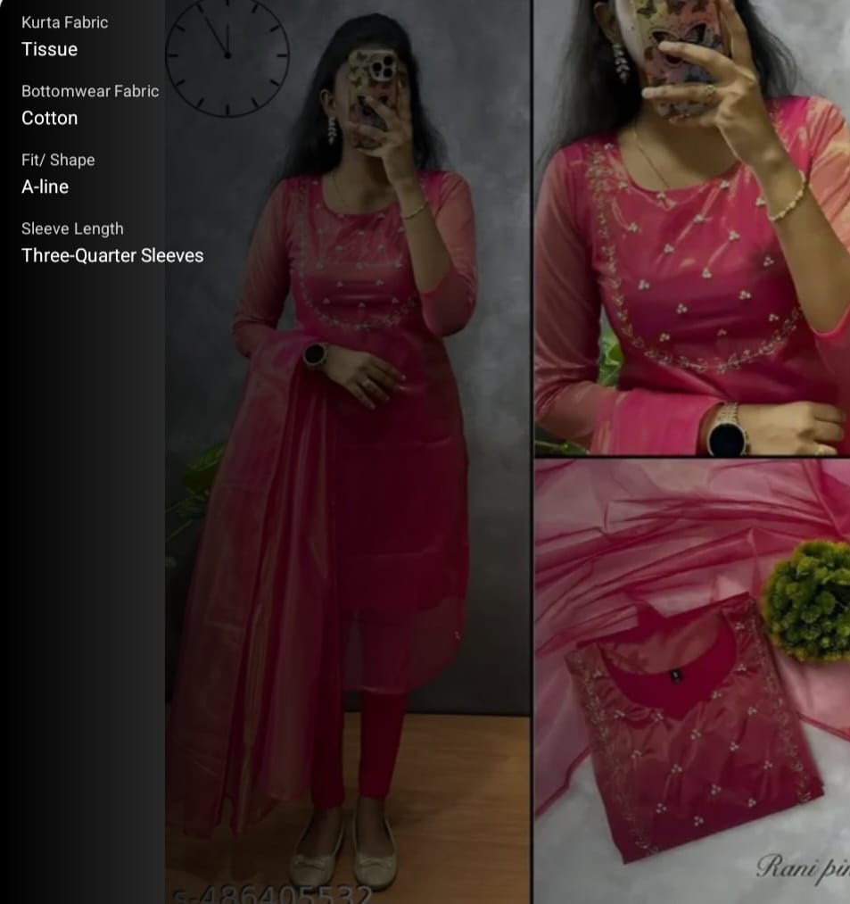 Brand new handmade dupatta set